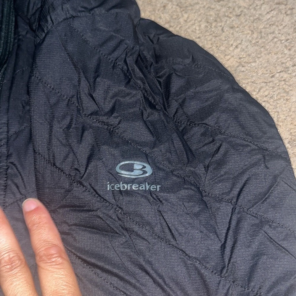 Icebreaker MerinoLOFT Hyperia‎ Lite Quilted Puffer Jacket Black Medium - Picture 7 of 8